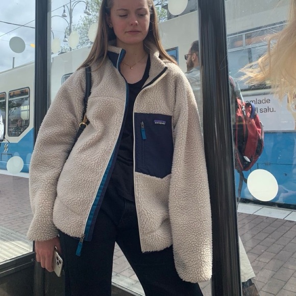 Patagonia Jackets & Blazers - Patagonia Retro X Sherpa Fleece Zip Up Jacket Deep Pile L